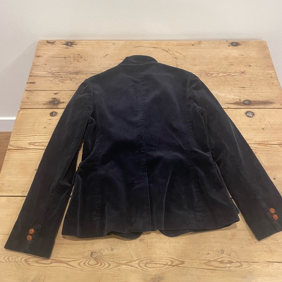 Vintage Blue Label Ralph Lauren navy corduroy blazer size 10 - Picture 3 of 4